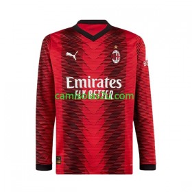 Camisolas de futebol AC Milan Equipamento Principal 2023/24 Manga Comprida